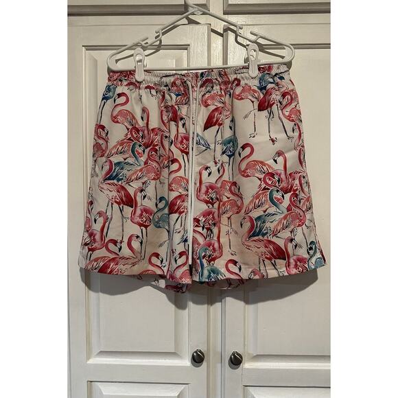 Crown And Ivy Swim Trunks Pink Flamingo Men’s Size XL Shorts - Picture 1 of 9